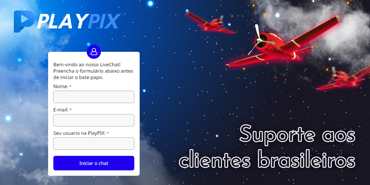 Como funciona o suporte ao cliente da Playpix para usuários brasileiros?