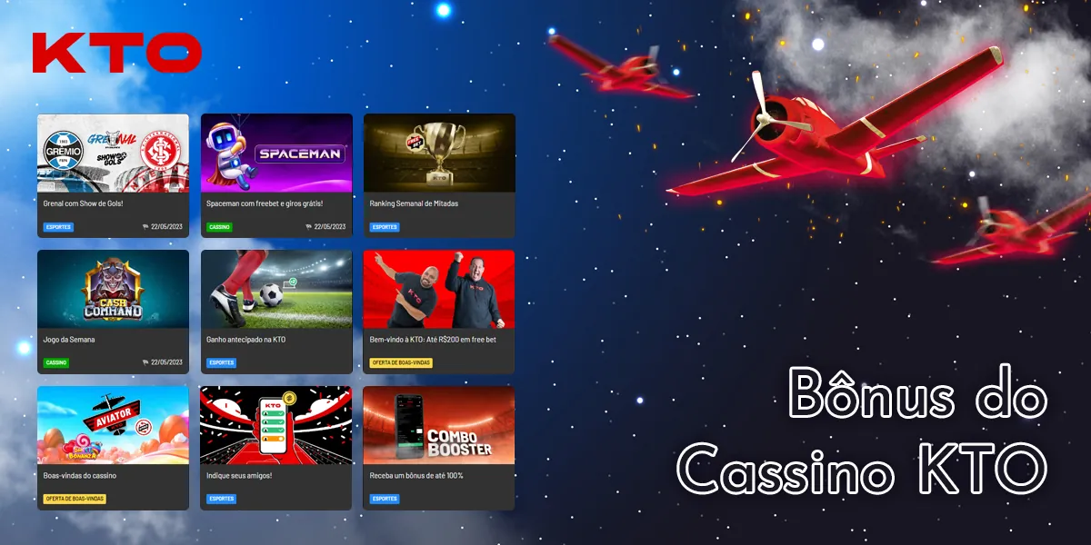 Quais bônus os usuários do site KTO podem ganhar ao jogar Aviator