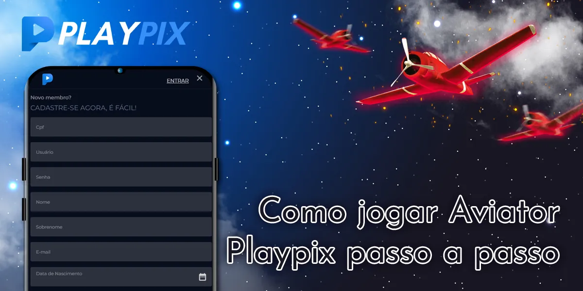 Instruções passo a passo sobre como começar a jogar Aviator na Playpix