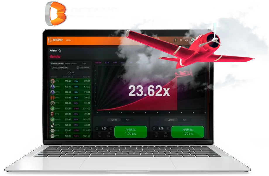 Características do jogo Aviator no Betano Online Casino