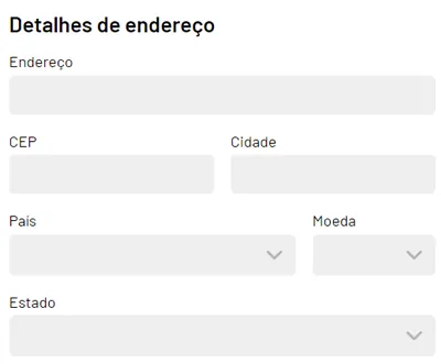 Formulário de registro da KTO, etapa 3