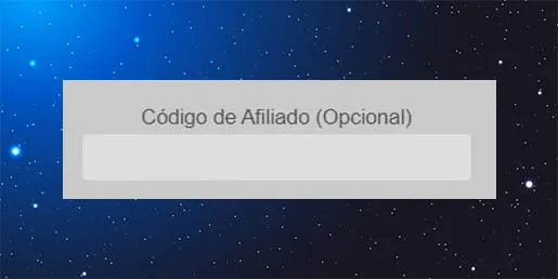 O campo para o código promocional no mrjackbet.