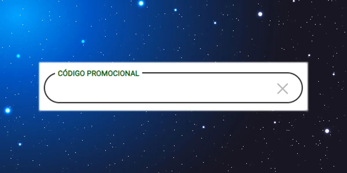 Inserção de um código promocional