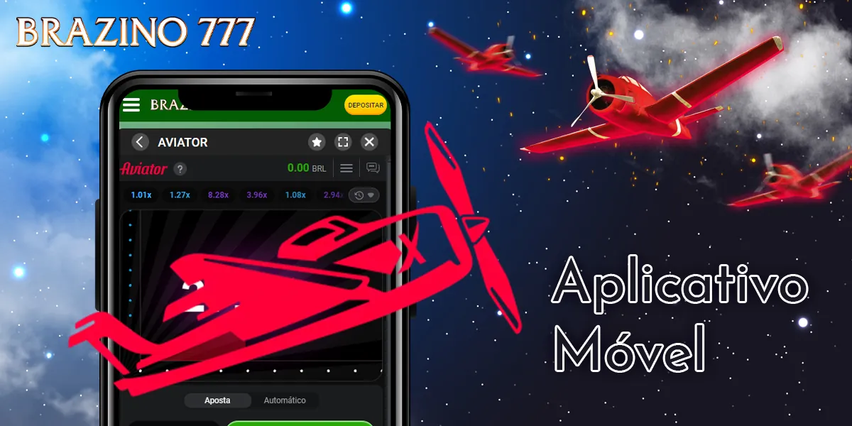 Aplicativo móvel para jogar Aviator